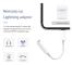 Apple Mfi Certifierad 2-pack Lightning till 3,5 mm Hörlursadapter, iPhone Dongelkabel Hörlurar Konverterare Kompatibel med IP