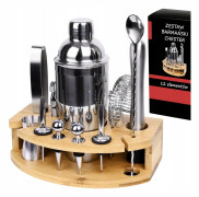 CHESTER bartenderset, förkromad, 12 element