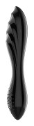 Bländande Crystal 1 glas dildo Svart
