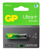 Batteri 15AUP/LR6 AA 1,5V Ultra Plus alkaliskt 4-pack
