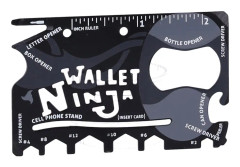 Wallet Ninja Survival Card, Multitool 18in1