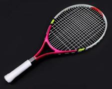 Slitstarkt enkel tennisracket för barnträning (Rose Red)-XIG