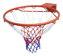 vidaXL Basketkorg med orange nät 45 cm