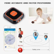 Mini GPS Tracker Locator Barn Personlig SOS Alarm APP Spårning (svart)-XIG