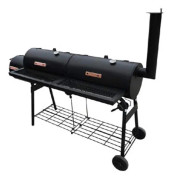 vidaXL Rökgrill Nevada XL svart
