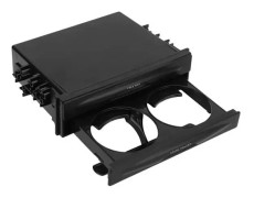 JUZ Single DIN Radioficka 2 i 1 Multi-purpose Bilradio Förvaringsbox ABS Universal 1DIN 2 Lager 7429604472069