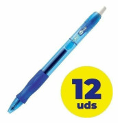 Gelpen BIC Gel-ocity Original Medium blå - med klikmekanisme - (12 stk.)