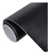 vidaXL Bilfoliering 2 st matt svart 100x150 cm