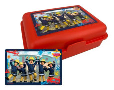 Lunchlåda, Brandman Sam, 17,5x12,8x6,9cm LICENSIERAD, ORIGINALPRODUKT