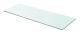 vidaXL Hyllplan glas genomskinlig 80x30 cm
