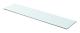 vidaXL Hyllplan glas genomskinlig 90x20 cm