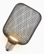 LEDVANCE LED Lampa E27 Square Svart 300lm 3,5W/827