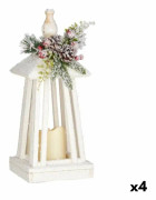 LED-lykta Vit 16 x 40 x 16 cm (4 antal)