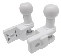 Awning support Micel TLD01 Vit 6,9 x 3,07 x 7,32 cm 2 Delar Handräcke