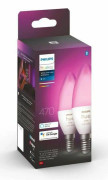 Philips Hue White and Color Ambiance - LED-glödlampa - form: B39 - E14 - 4 W (motsvarande 25 W) - klass G - 16 miljoner färger - 2000-6500 K (paket o