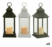 LED-lykta Glas Plast (12 antal)