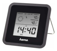Hama TH50 - Värmehygrometer - digital - svart