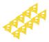 Cuque Mini Cone Paint Holder Set 10st Mini Cone Paint Holder Stand Painter Pouring Paint Canvas