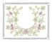 Vine medaljong broderi bordstablett kit