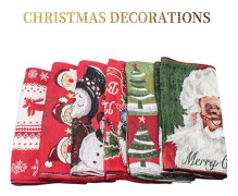 Juldekorationer Bomulls- och Linnebroderi Julbordstabletter för Julfest Hemmatabletter, 13 x 70 Tum