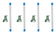 4x för PS4-kontroller - USB-laddningsport kretskort -040 12-stifts kabelport