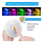 Poolljus Flytande undervattensljus Batteridrivet RGB-bassängljus nedsänkbart Led Disco Party Light Lig[u2347]