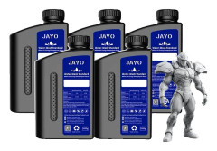 3D-skrivare Vattenlöslig Resin, Snabb härdning, Lätt doft,WW Svart 5