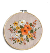 Kreativ set broderi set, korsstygn broderi, julklapp 1-stycke