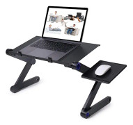 INF Smart justerbart laptopbord 17 tum Svart