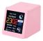 Smart Electronic Desktop Weather Station, LED digital väckarklocka, WiFi, bordsklocka, Hygrometer Sensor - Rosa[D34230]