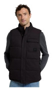 Animal Fistral Quiltad Borg Fodrad Gilet för herrar
