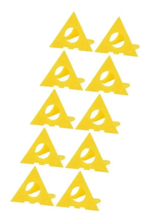 Cuque Mini Cone Paint Holder Set 10st Mini Cone Paint Holder Stand Painter Pouring Paint Canvas
