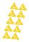 Cuque Mini Cone Paint Holder Set 10st Mini Cone Paint Holder Stand Painter Pouring Paint Canvas