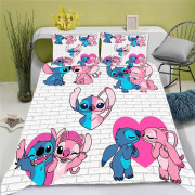 Stitch 3D Sängset 150x200 Täcke