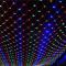 EU-kontakt 220V - 2m x 2m 144 LEDs - Flerfärgad - Isnätformade LED-slingor, till jul,