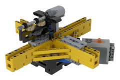 Motormodellkit, mini V8 motormodellkit (347 delar) Typ 5