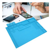 Magnetisk Isolering Silikon Arbetsmatta Värmebeständig Lödning Telefon Dator Reparationsmatta S-170