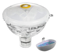 Simbassänglampa Flytande undervattensljus RGB nedsänkbar LED Disco-lampa med 5 lägen Glow Show Swimming Pool Spa Lamp[u3859]