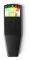 Metalldetektor, bärbar K2 5 LED Gauss EMF LCD elektromagnetisk fälttestare, metalldosimeterdetektor - svart[E4212]