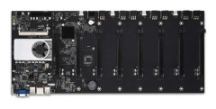 BTC-T37 8 grafikkortplatser Mining Moderkort Low Power Mining Machine A322 CPU Moderkort