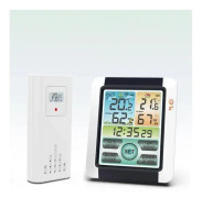 Väderstationstermometer Hygrometer-inomhustermometer-utomhustermometer-MIOLOE-fuktighet och temperatur (℃/℉)
