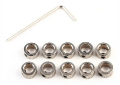 10 st Axelfästen Elektropläterad Ferronickel Axelfästen Ring 6,1 mm
