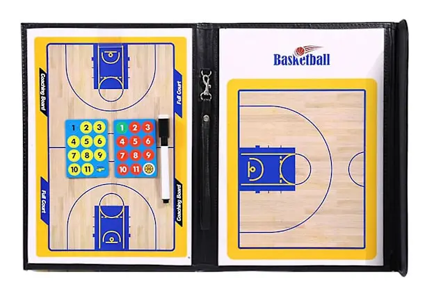 Coachtavla Tränare Klippbräda Strategi Magnetisk Tavla Verktyg Basketboll
