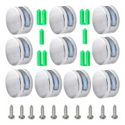 Mirror Mounting Bracket - 10 Mirror Holders Wall Mounting Clips-FX-