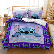 Stitch 3D Sängset 150x200 Täcke