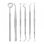Tandvårdsinstrument, 6-pack Professionella Plaq-Borttagare Tandvårdssats