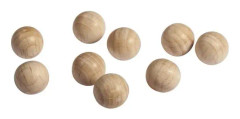Träkulor FSC100%, borrade, 15mm, 4mm - DL, tab-LS 15 st