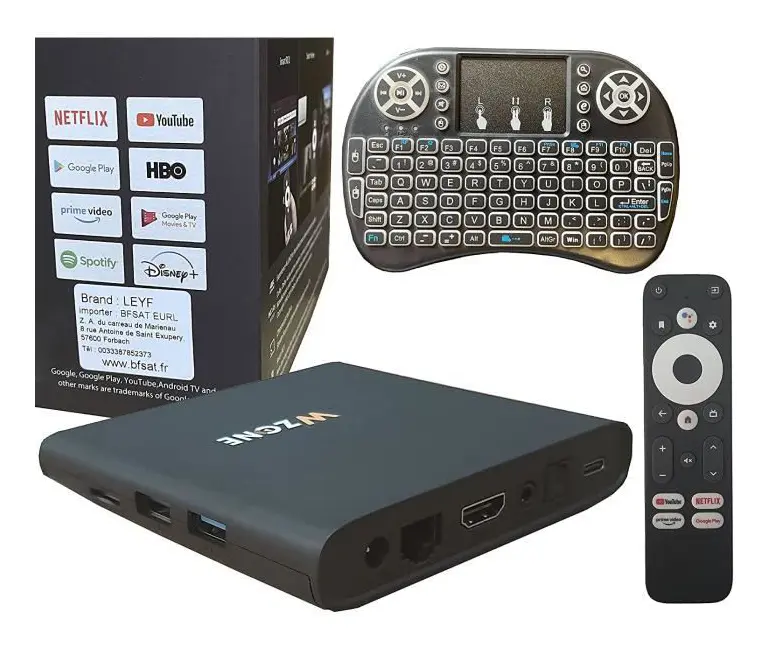 WZONE + CLAVIER OTT BOX ANDROID
