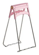 Hot rostfritt stål diskklämma Anti-skållning skål Clip tallrik Pot Clip redskapshållare rosa -QUKJ3966