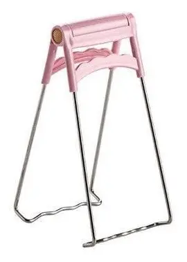 Hot rostfritt stål diskklämma Anti-skållning skål Clip tallrik Pot Clip redskapshållare rosa -QUKJ3966